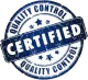 Quality Control certification badge for quality assurance standards