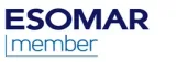 ESOMAR membership badge for global market research and data analytics standards