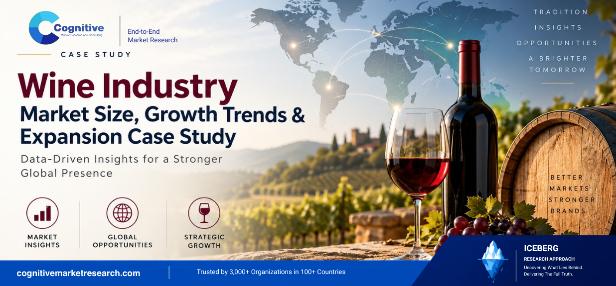 Wine Industry Market Size, Growth Trends & Expansion Case Study | Cognitive Market Research and Consulting