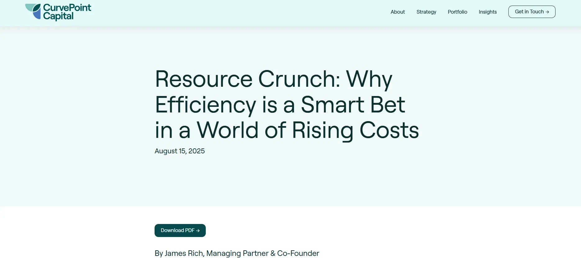 CurvePoint Capital citation screenshot