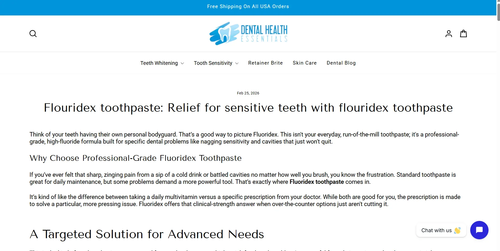 Dental Health Essentials citation screenshot