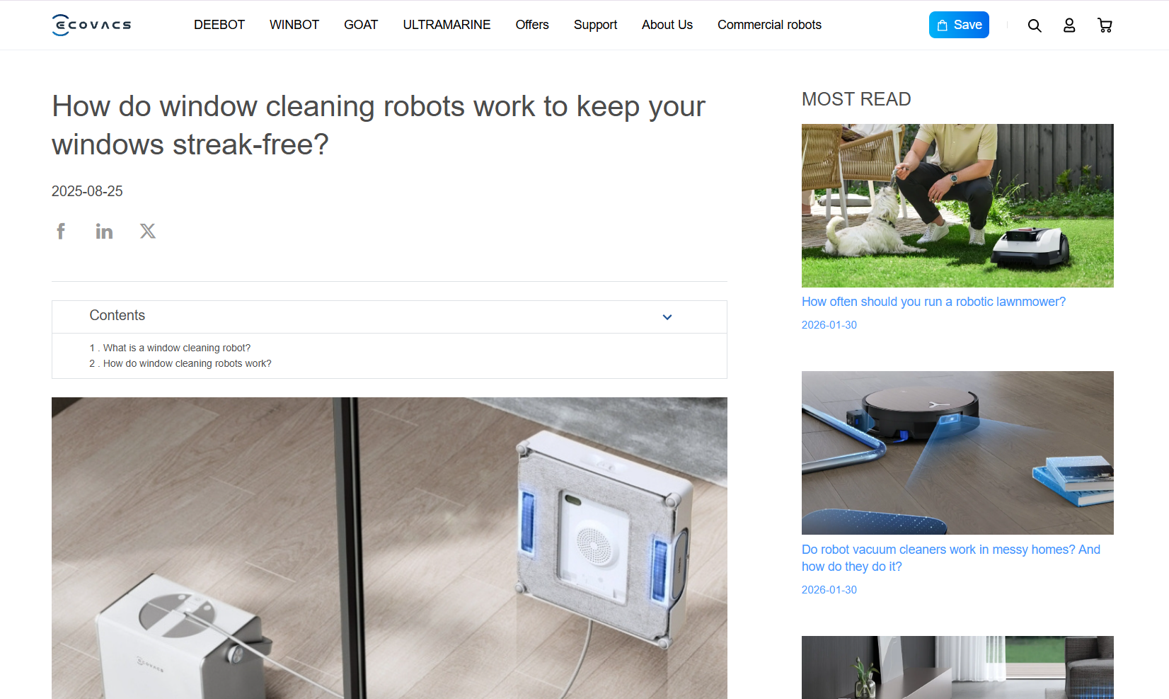 ECOVACS citation screenshot
