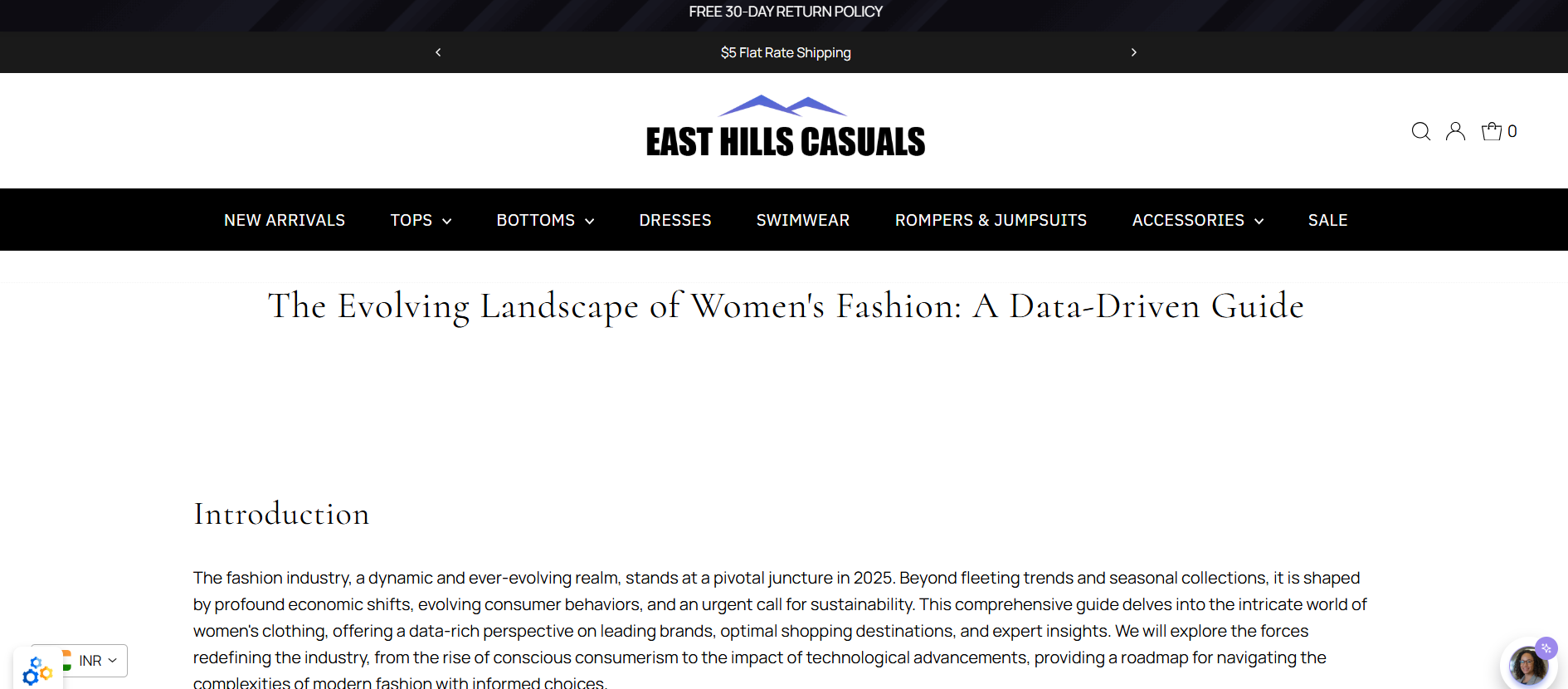 East Hills Casuals citation screenshot