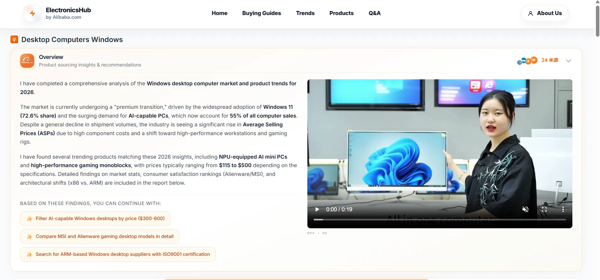 Electronics Hub citation screenshot