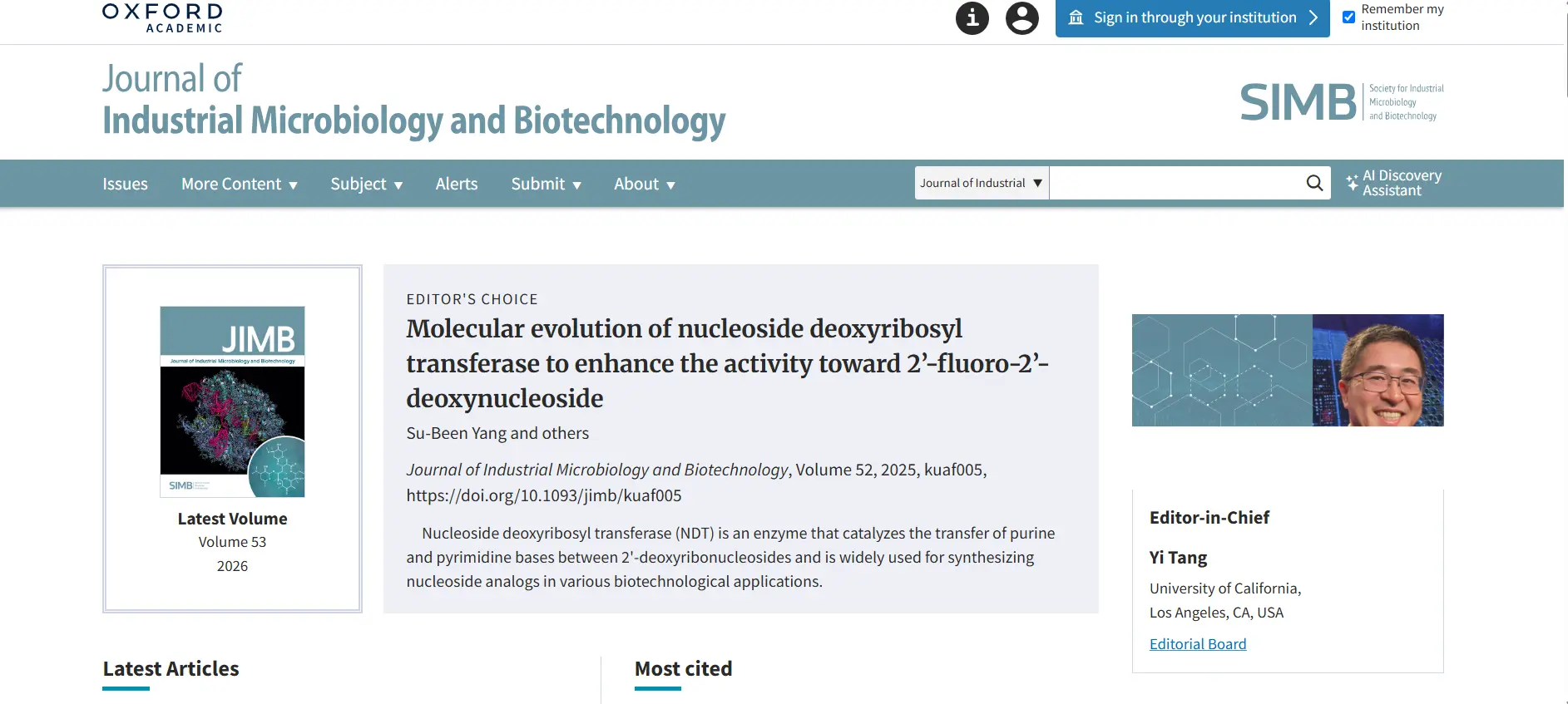 Oxford Academic citation screenshot