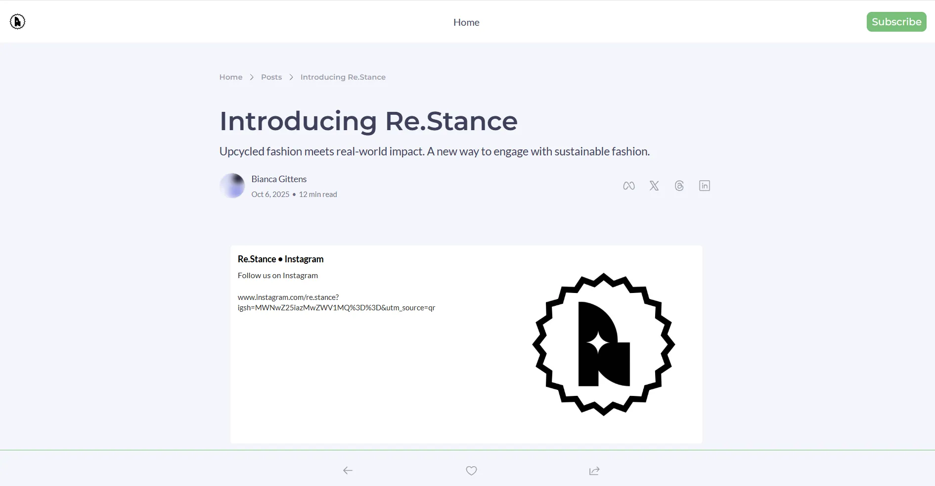 Re.stance citation screenshot