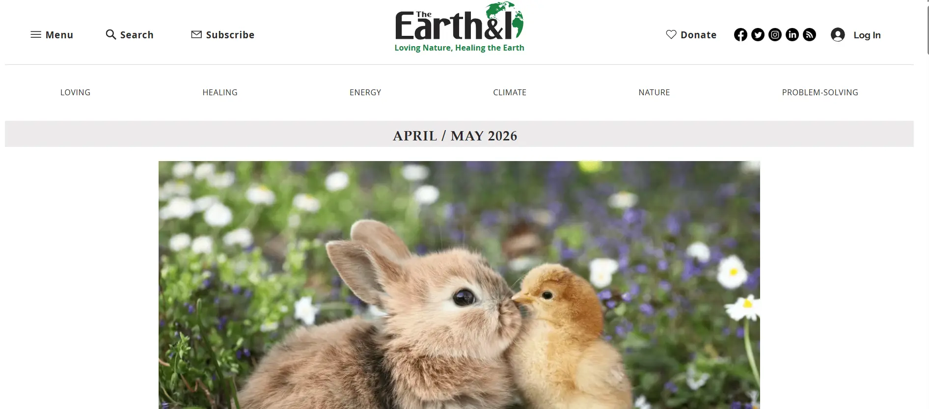 The Earth and I citation screenshot