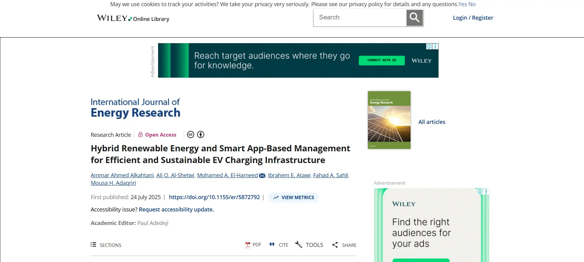 Wiley Online Library citation screenshot