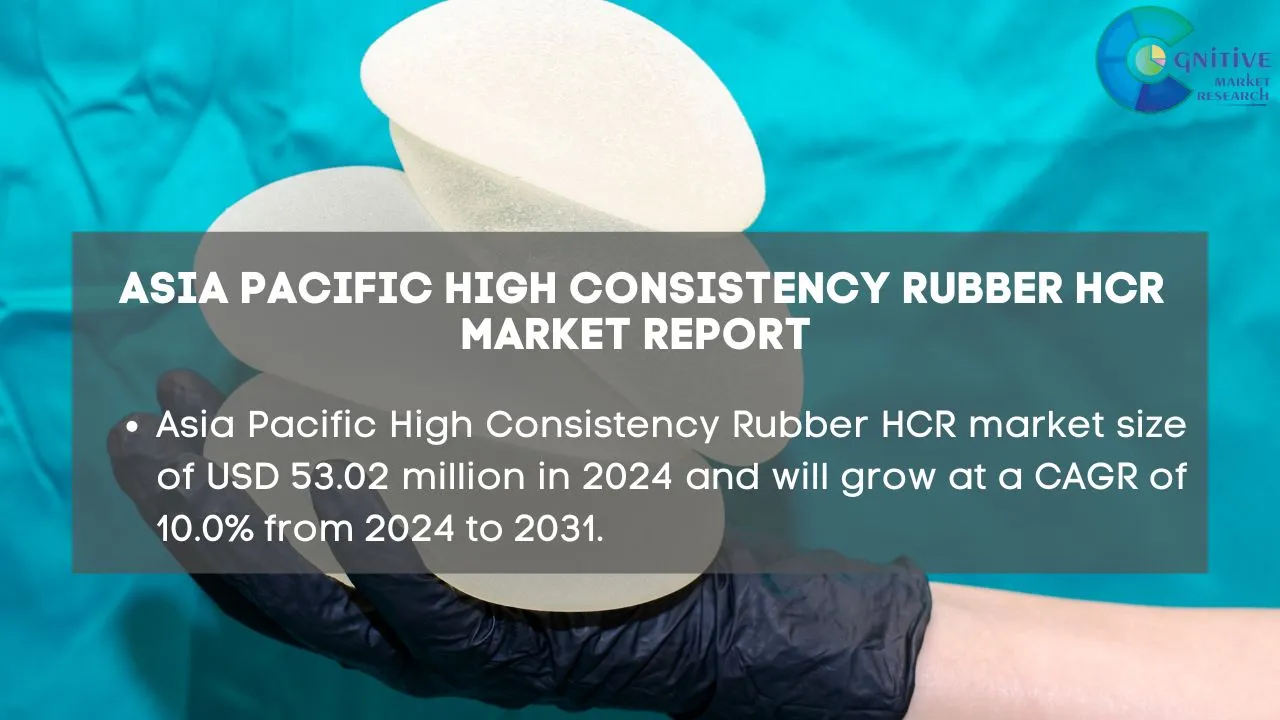 Asia Pacific High Consistency Rubber HCR Market Report