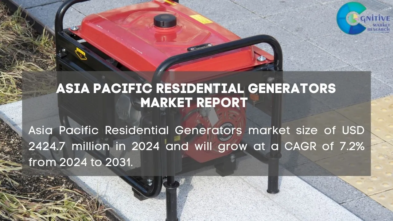Asia Pacific Residential Generators Market Report