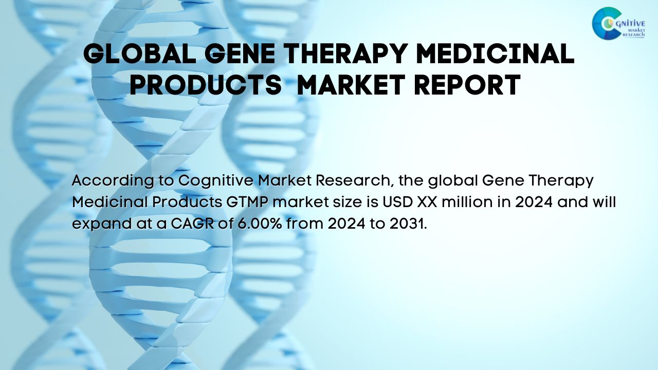 Gene Therapy Medicinal Products GTMP Market Report