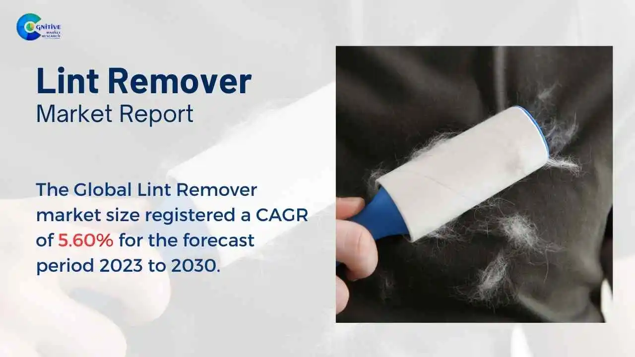 Lint Remover Market size will grow at a CAGR of 5.60% from 2023 to 2030!
