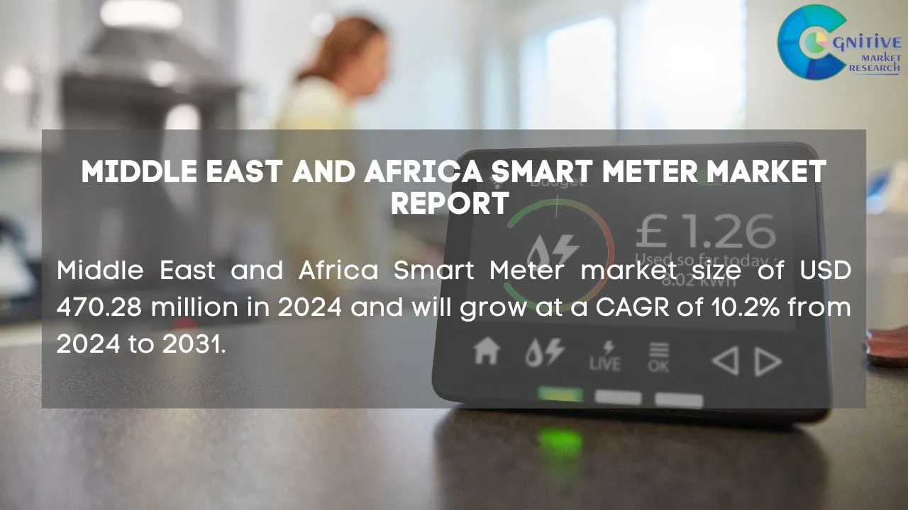 The Middle East and Africa Smart Meter market will be USD 470.28 ...